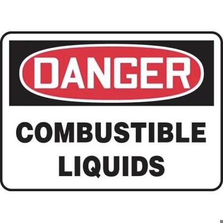 Accuform OSHA DANGER SAFETY SIGN COMBUSTIBLE MCHL198XT MCHL198XT